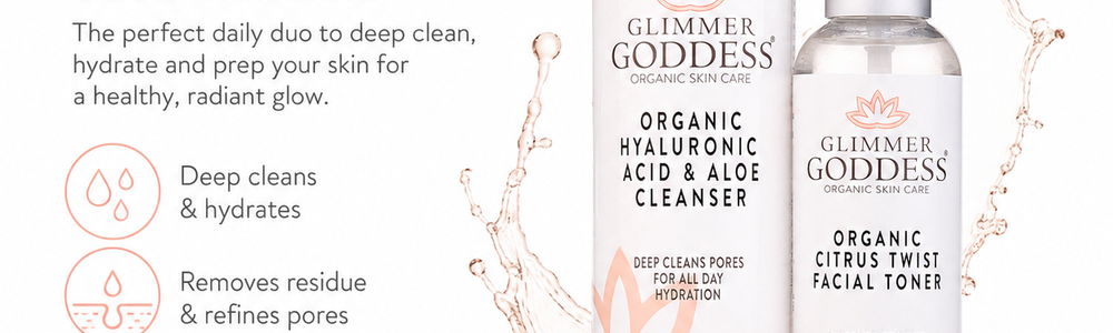 Glimmer Goddess Fresh Start Duo featured in a guide to building a thoughtful self-care skincare gift set.