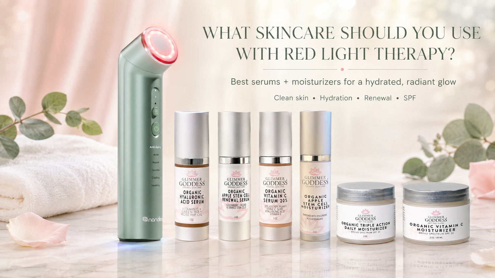 Skincare With Red Light Therapy