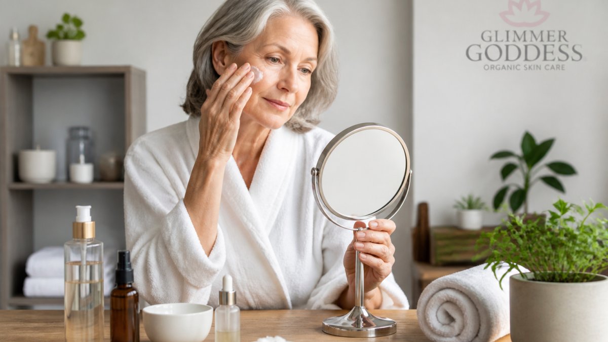 Clean Beauty Routine for Mature Dry Skin