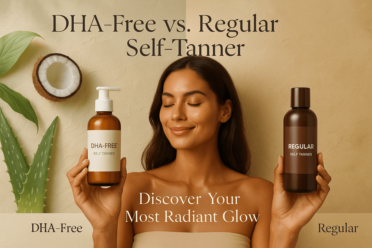 DHA-Free vs. Regular Self-Tanner: Discover Your Most Radiant Glow - Glimmer Goddess® Organic Skin Care