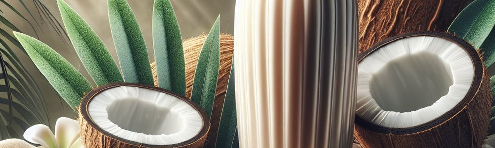 Coconut cream featured in a Glimmer Goddess guide to realistic skincare benefits and limitations.