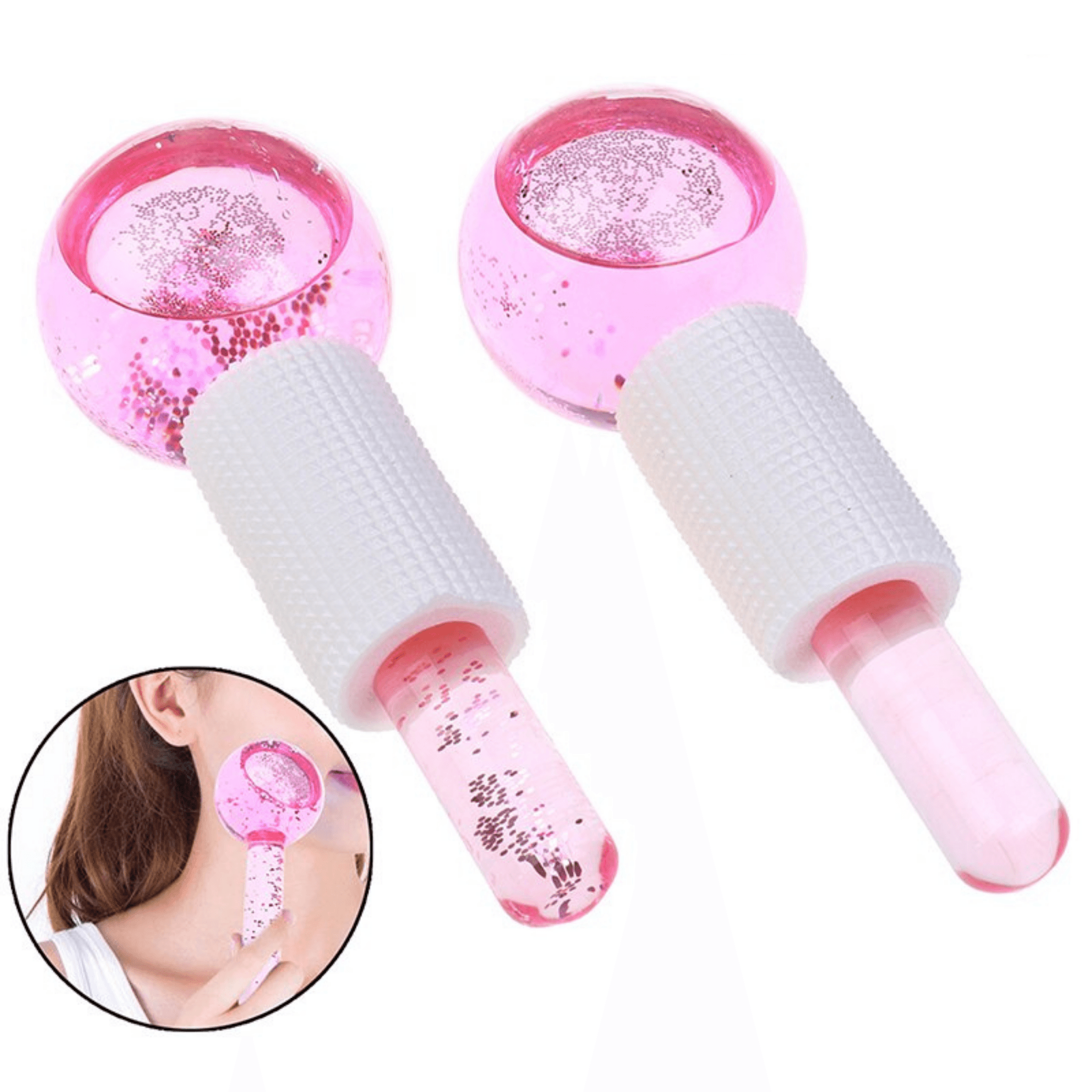 Ice Globes for Face | Cooling Facial Massage Globes