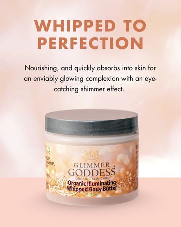 Organic Whipped Bronzing Body Butter - Glimmer Goddess® Organic Skin Care