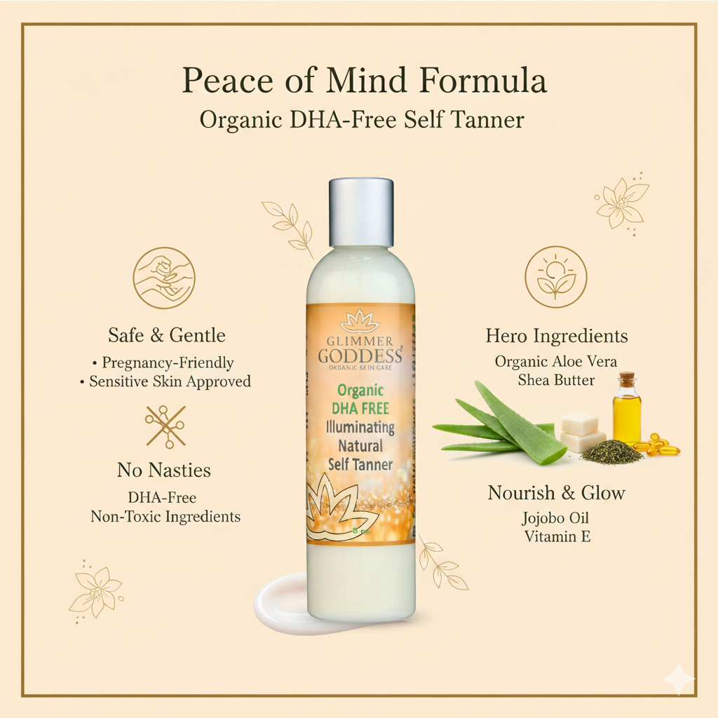 Organic DHA-Free Self Tanner – Natural Sun-Kissed