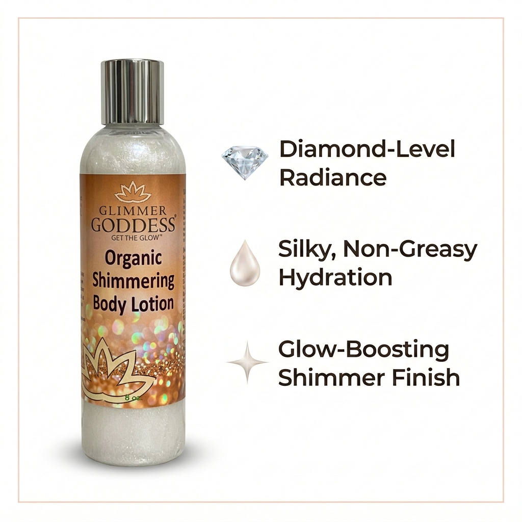 Best Organic Diamond Shimmer Body Lotion – Sexy Level 2 & Super