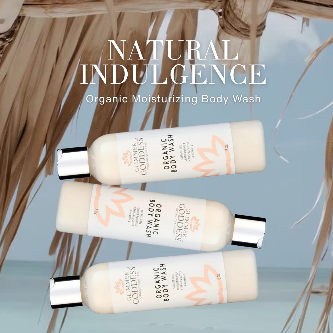 Organic Moisturizing Body Wash 8 oz – Gentle, Sulfate-Free & Vegan