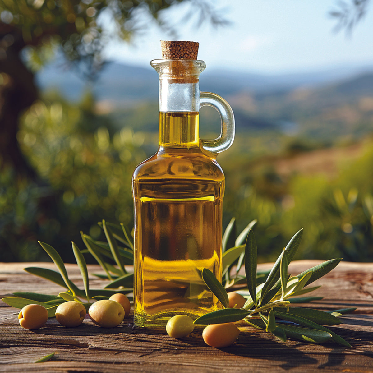 Extra virgin olive oil for Organic Skin Brightening Serum from Glimmer Goddess