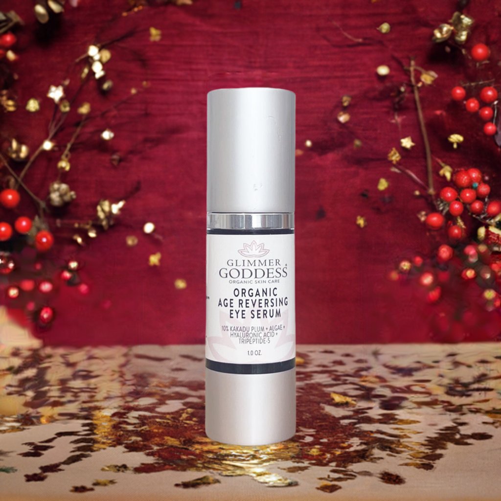 Organic Age Reversing Eye Serum - Instantly Firms - Glimmer Goddess® Organic Skin Care