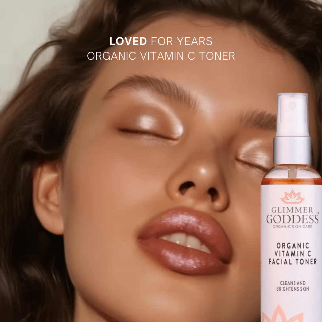 Organic Vitamin C Facial Toner & Natural Astringent - Glimmer Goddess® Organic Skin Care