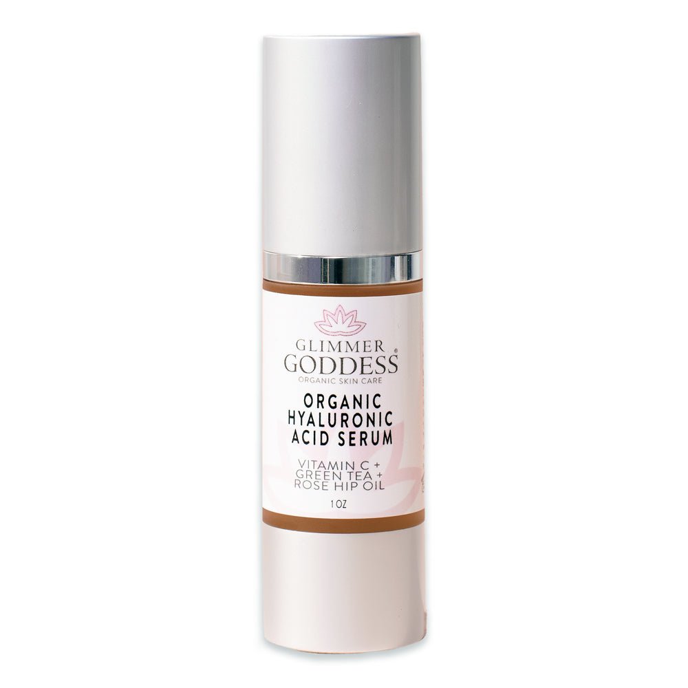 Organic Hyaluronic Acid Serum - Skin Plumper - Glimmer Goddess® Organic Skin Care