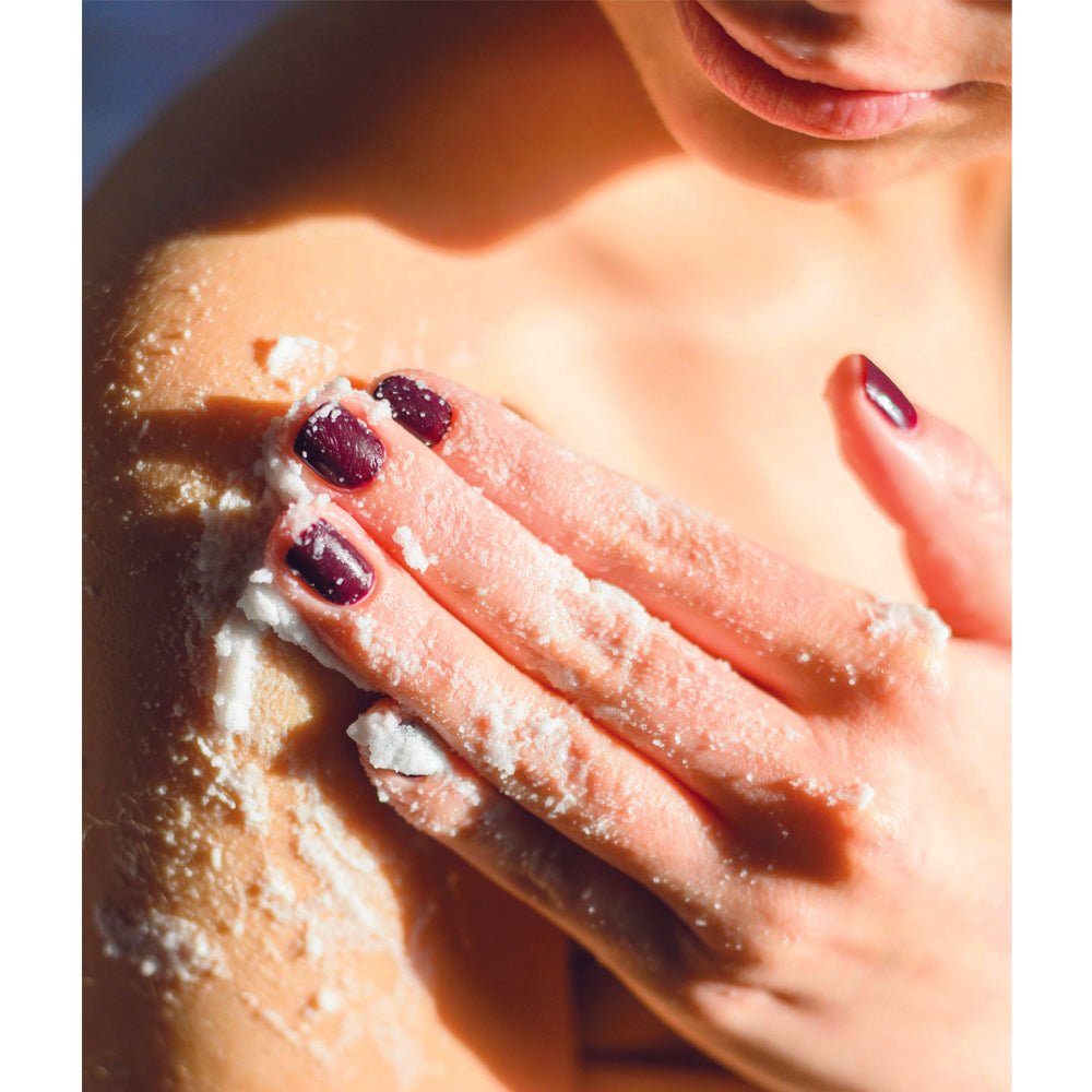 Organic Whipped Sugar Fondant Exfoliating Body Scrub - Glimmer Goddess® Organic Skin Care