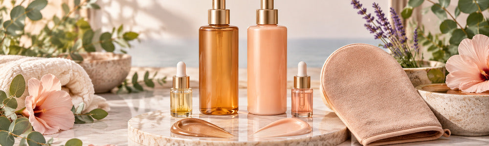 DHA-free and regular self-tanner formats compared
