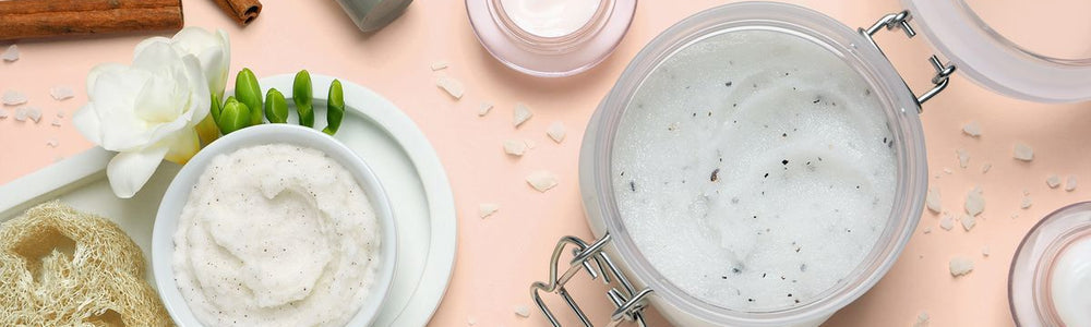 Glimmer Goddess guide to safer DIY face and body exfoliation.