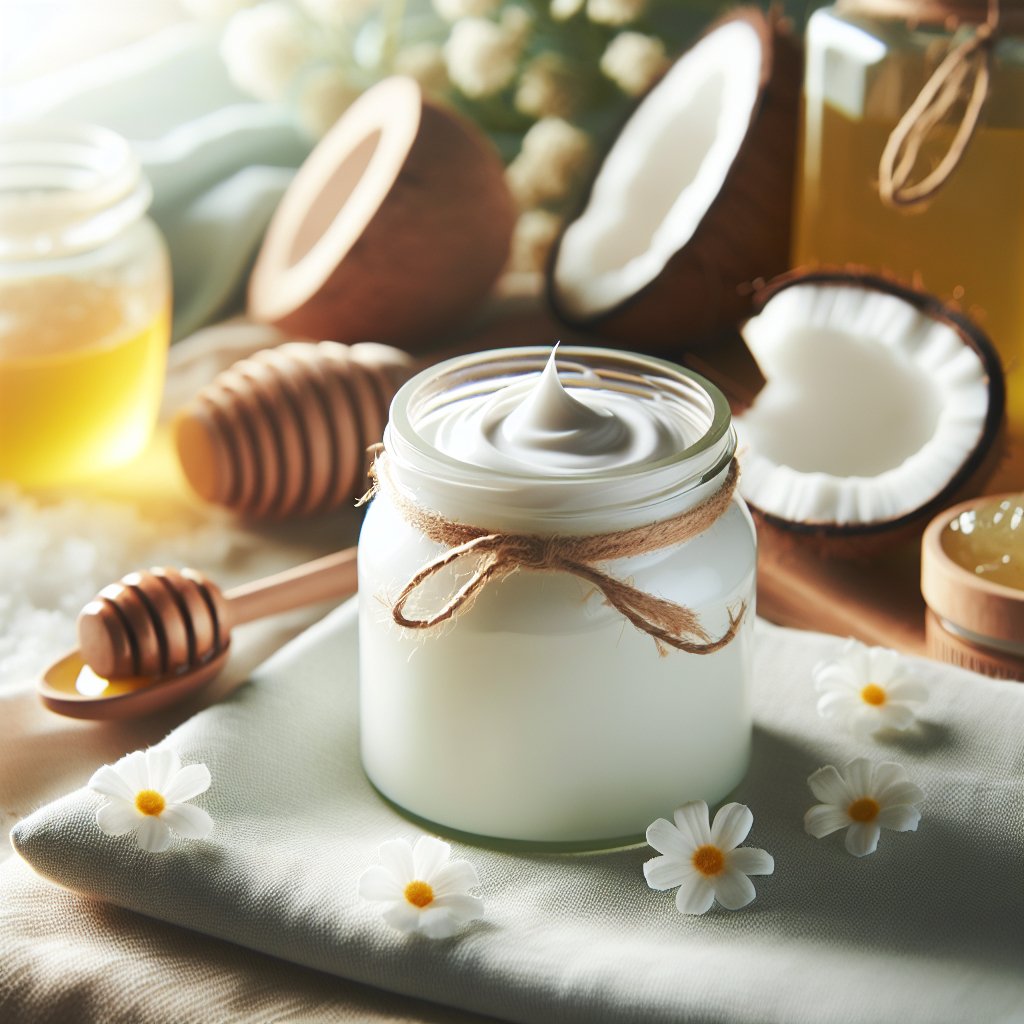 Glowing Skin Delight: DIY Body Lotion with Honey and Coconut Oil - Glimmer Goddess® Organic Skin Care