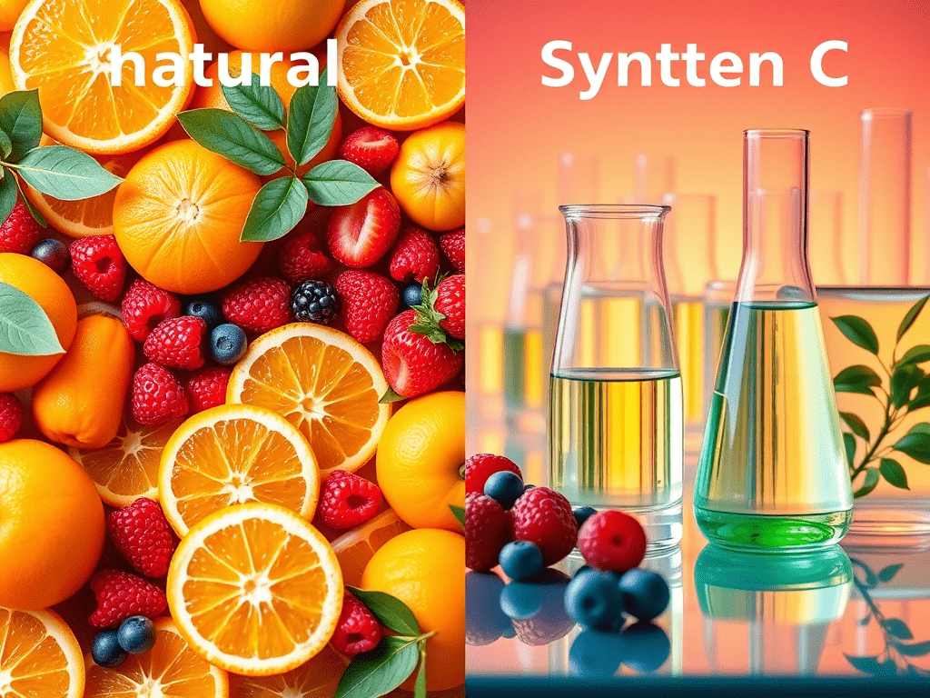 Natural vs Synthetic Vitamin C: The Ultimate Showdown for Radiant Skin - Glimmer Goddess® Organic Skin Care