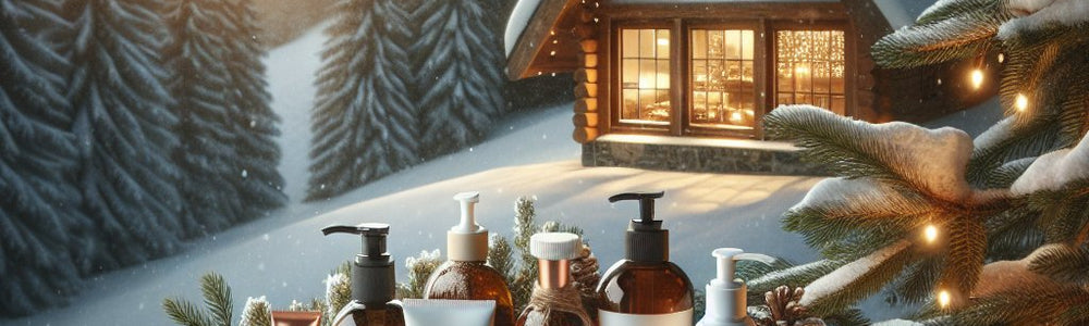 Winter skincare illustration accompanying dermatologist-supported guidance for eczema-prone skin.