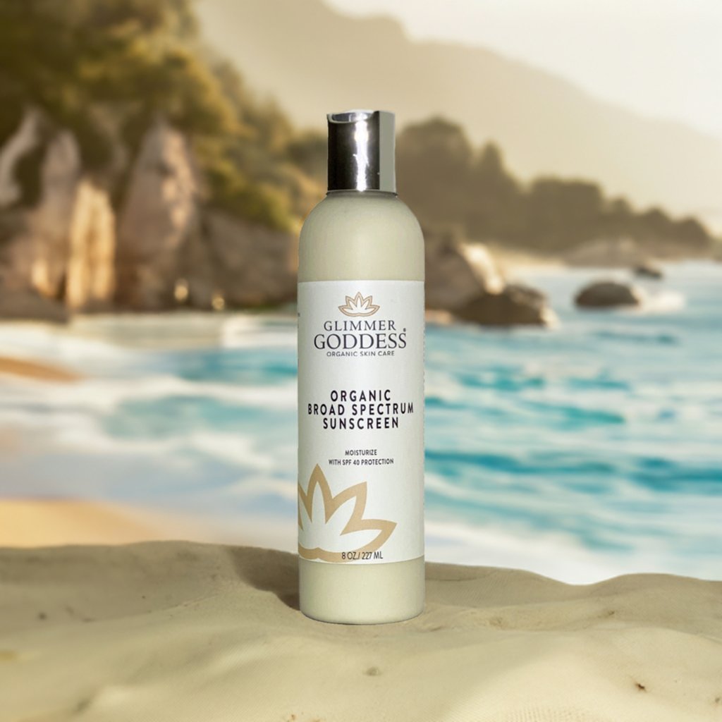 Sun-Kissed Goddess Glow: Discover the Radiant Beauty of Our Organic Suncare Collection - Glimmer Goddess® Organic Skin Care