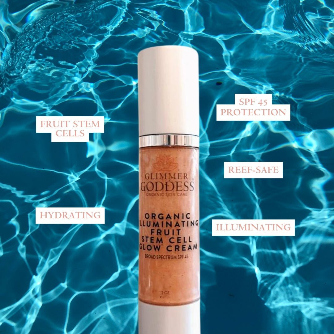 Unlock Your Skin's Radiance with Our Organic Illuminating Fruit Stem Cell Glow Cream - Glimmer Goddess® Organic Skin Care