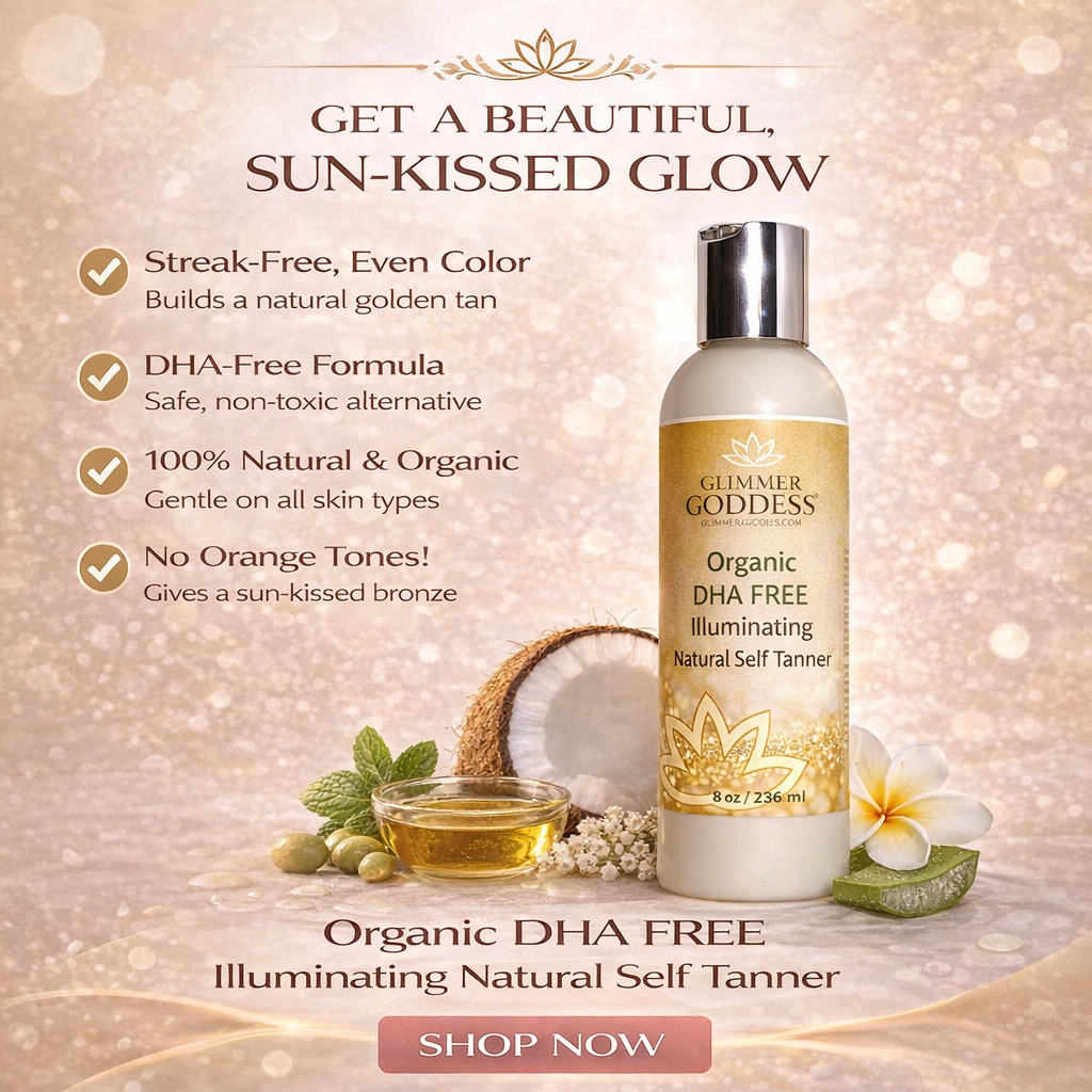 Organic DHA-Free Self Tanner – Natural Sun-Kissed Glow Without Orange Tint