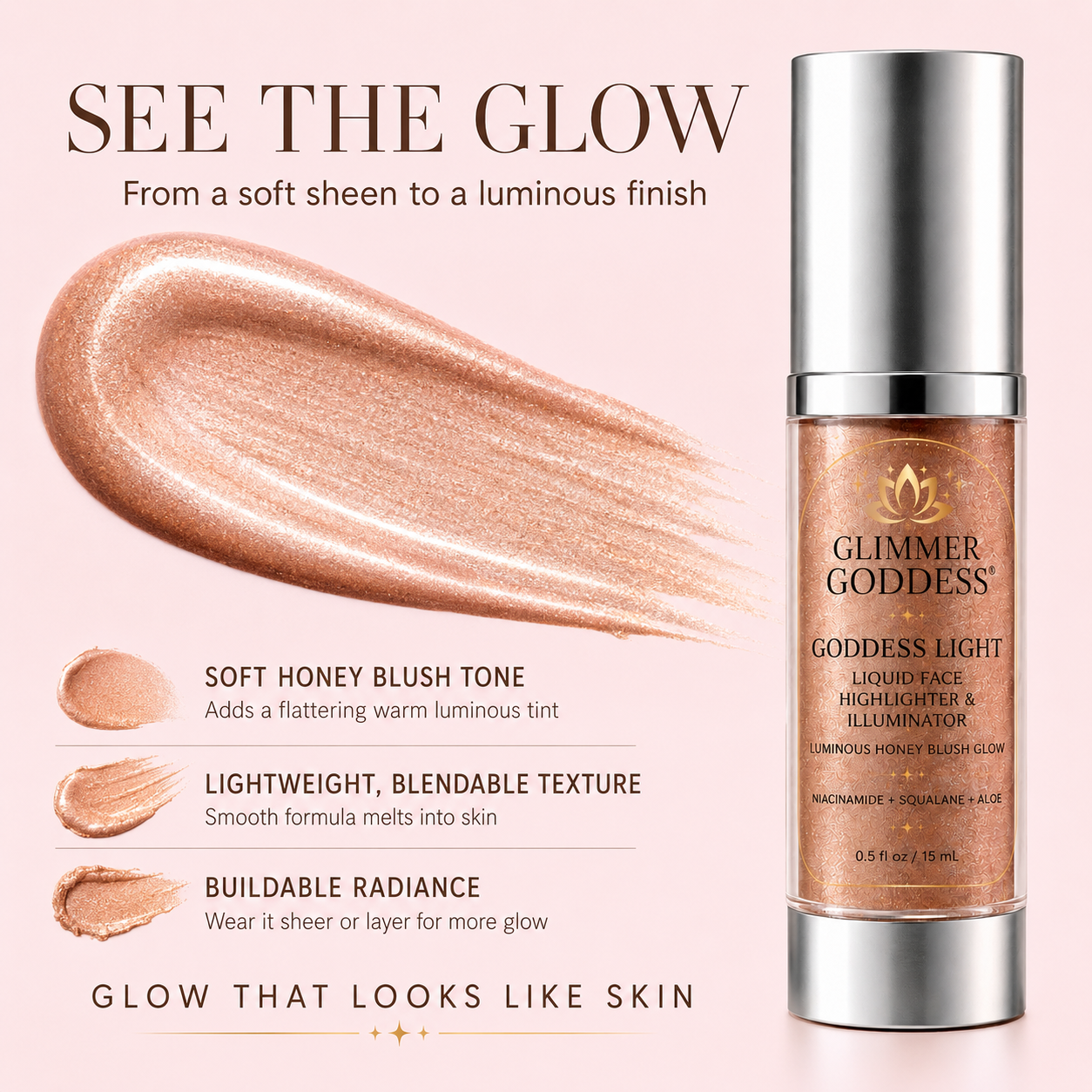 Goddess Light Liquid Face Highlighter & Illuminator