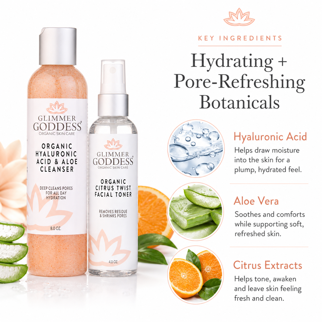 Fresh Start Duo – Hydrating Cleanser & Toner