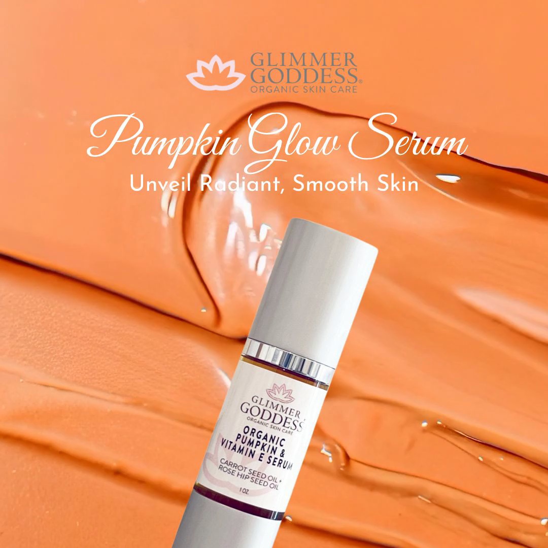 Organic Pumpkin Enzyme Serum – Vitamin E Glow Serum for Exfoliation, Collagen & Instant Radiance