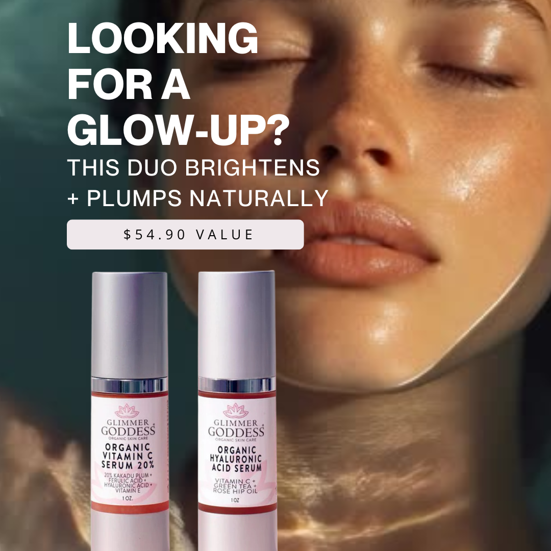 Vitamin C + Hyaluronic Acid Duo – Brightening & Plumping Serum Set for Radiant, Hydrated Skin