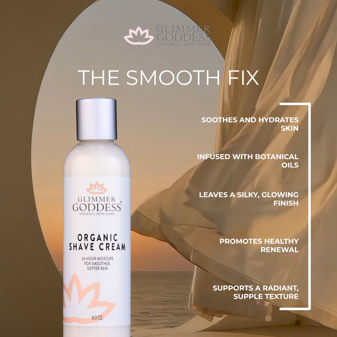 Organic Shave Cream for Sensitive Skin – Hydrating Shaving Cream for Men & Women