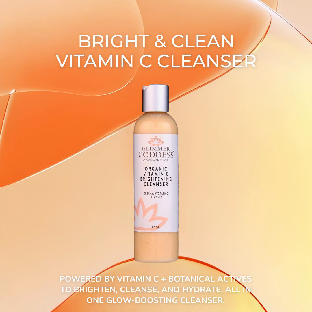Organic Vitamin C Brightening Cleanser – Gentle Face Wash for Dark Spots & Even Tone