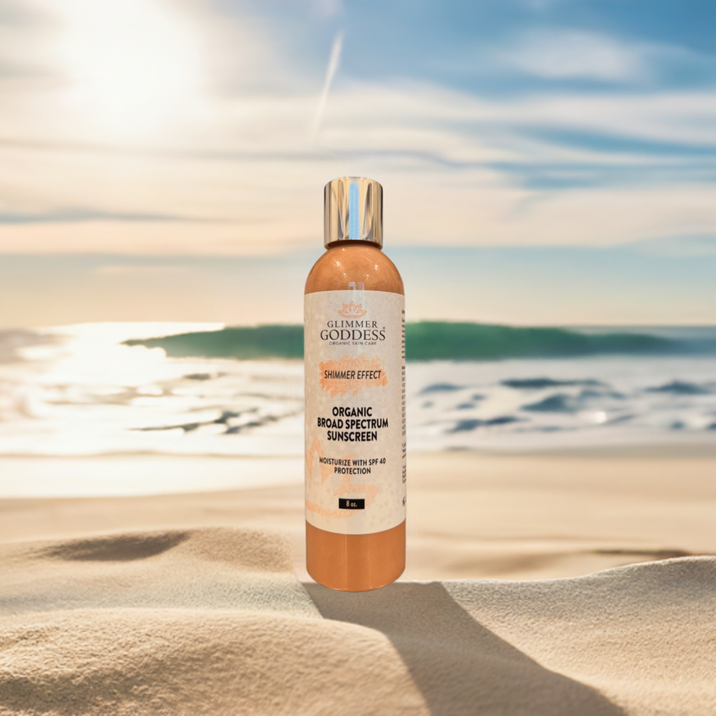 Goddess Glow Shimmer Suntan Lotion SPF 40 - Reef-Safe Radiance
