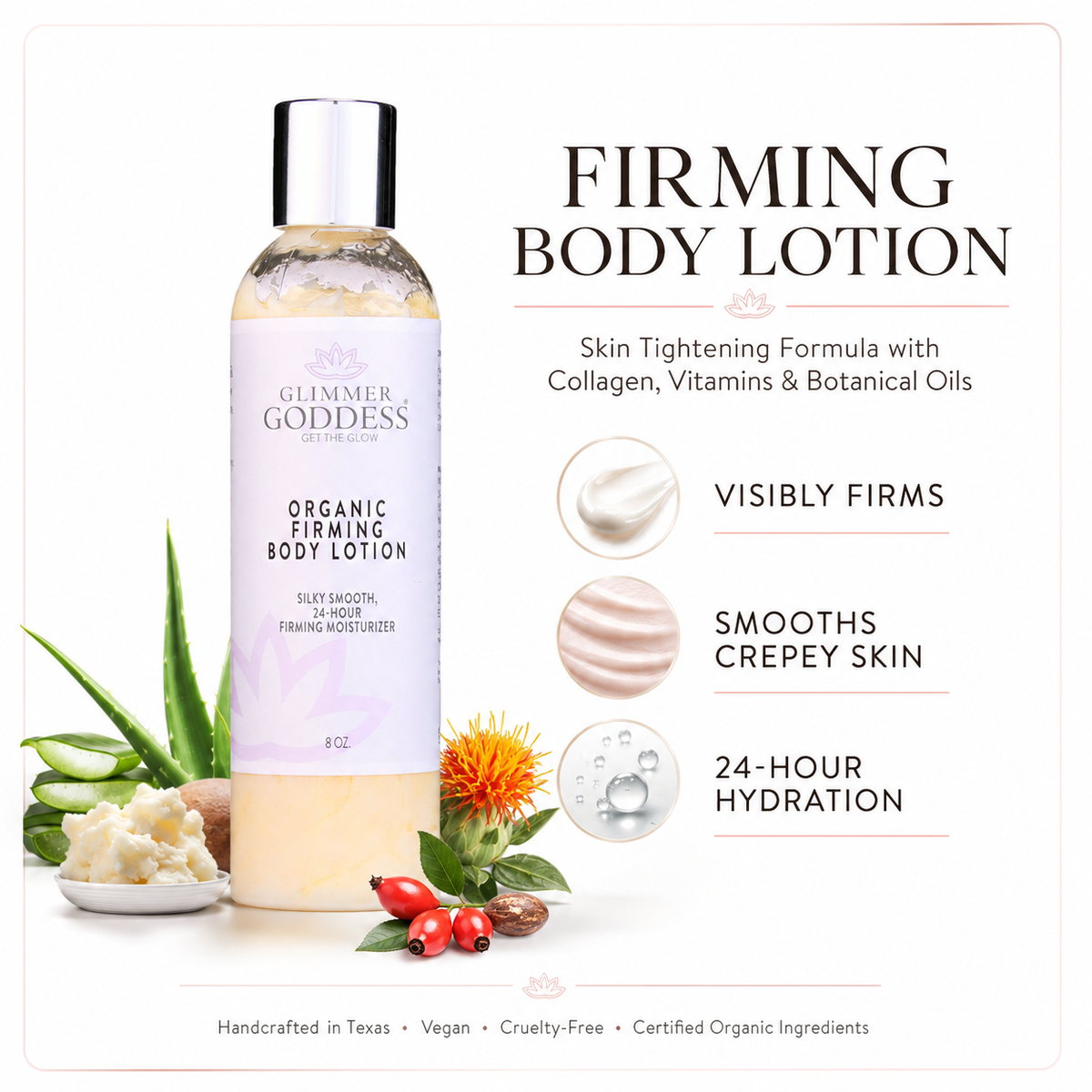 Firming Body Lotion – Skin Tightening with Collagen & Vitamins