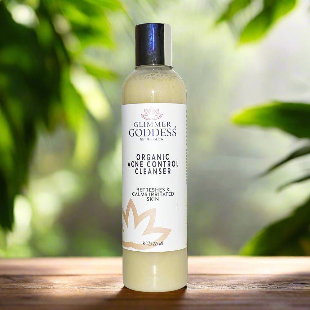 Organic Acne Cleanser with Hemp Seed Oil - Glimmer Goddess® Organic Skin Care