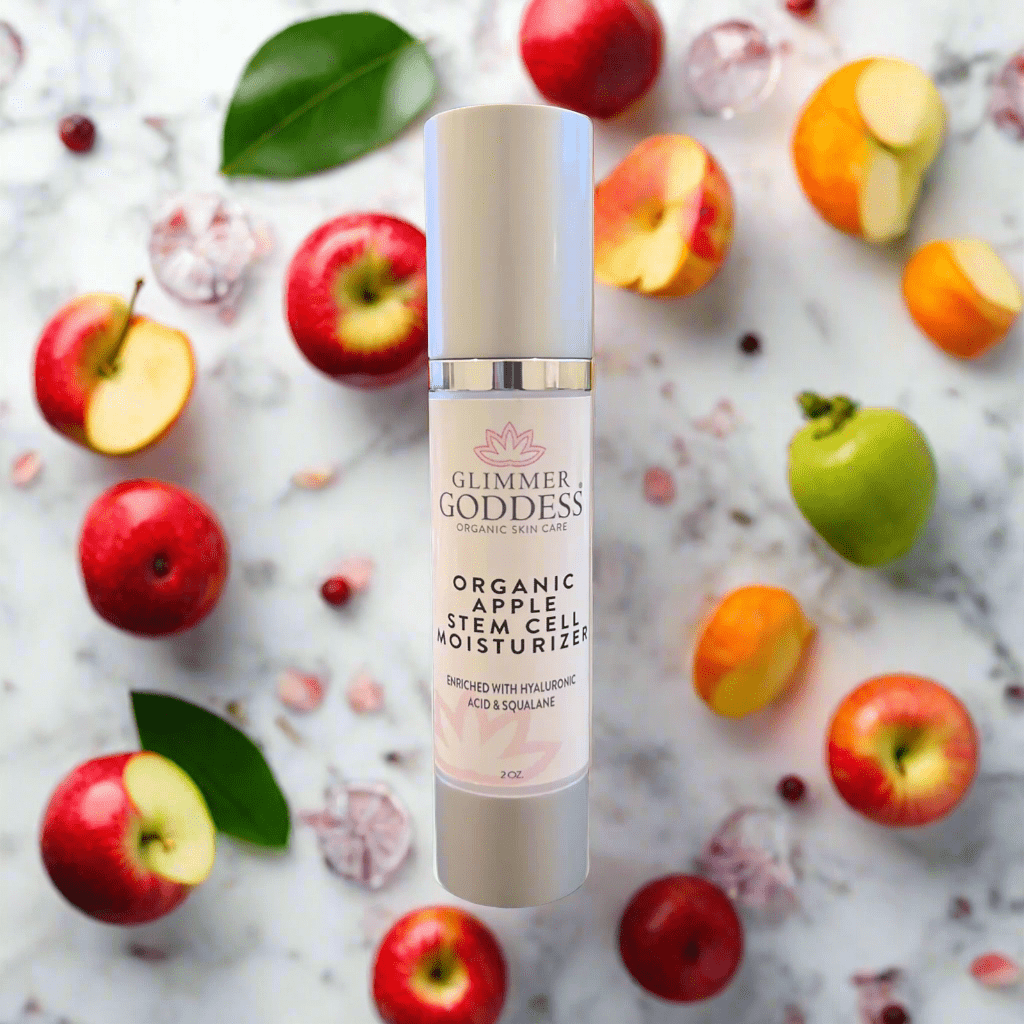 Organic Apple Stem Cell Renewal Moisturizer - Glimmer Goddess® Organic Skin Care