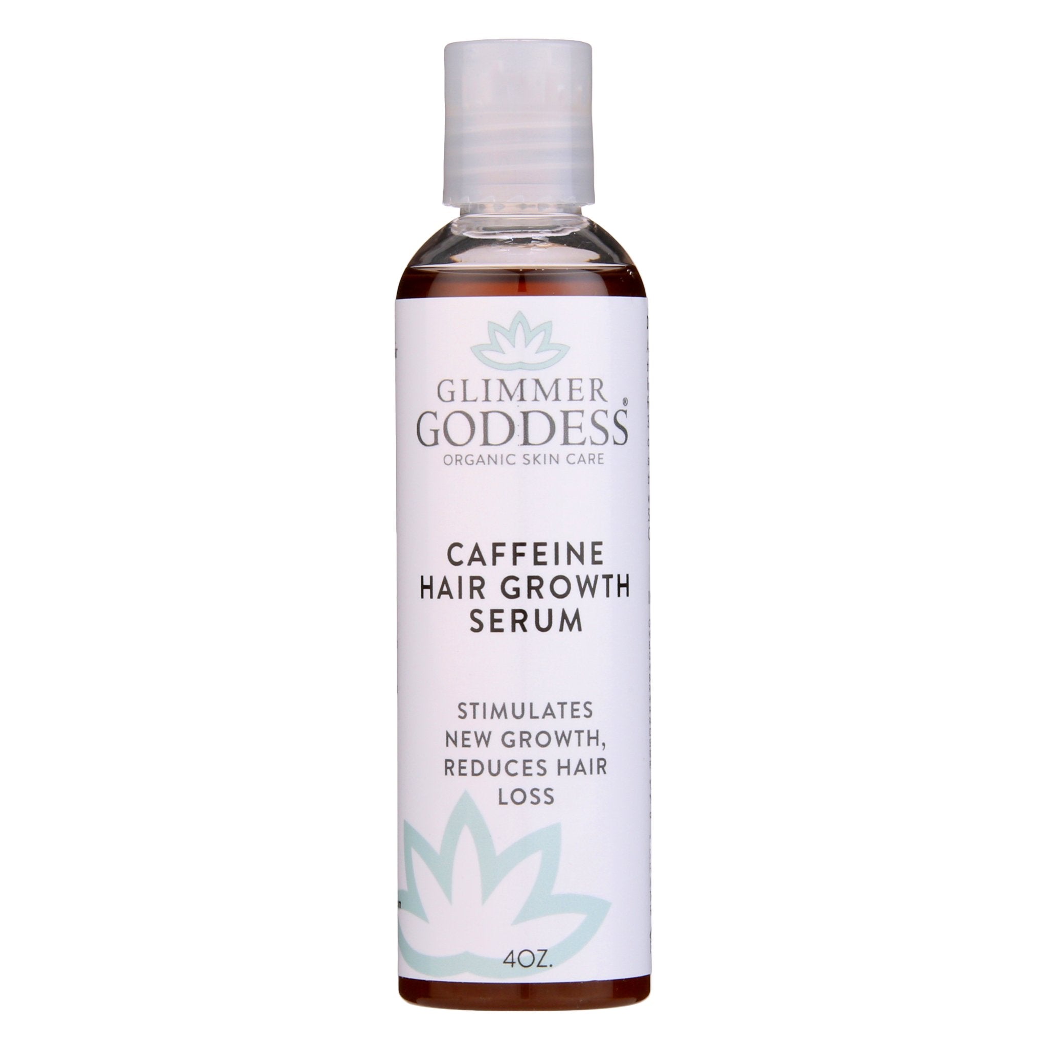 Organic Caffeine + Protein Hair Growth Serum - Glimmer Goddess® Organic Skin Care