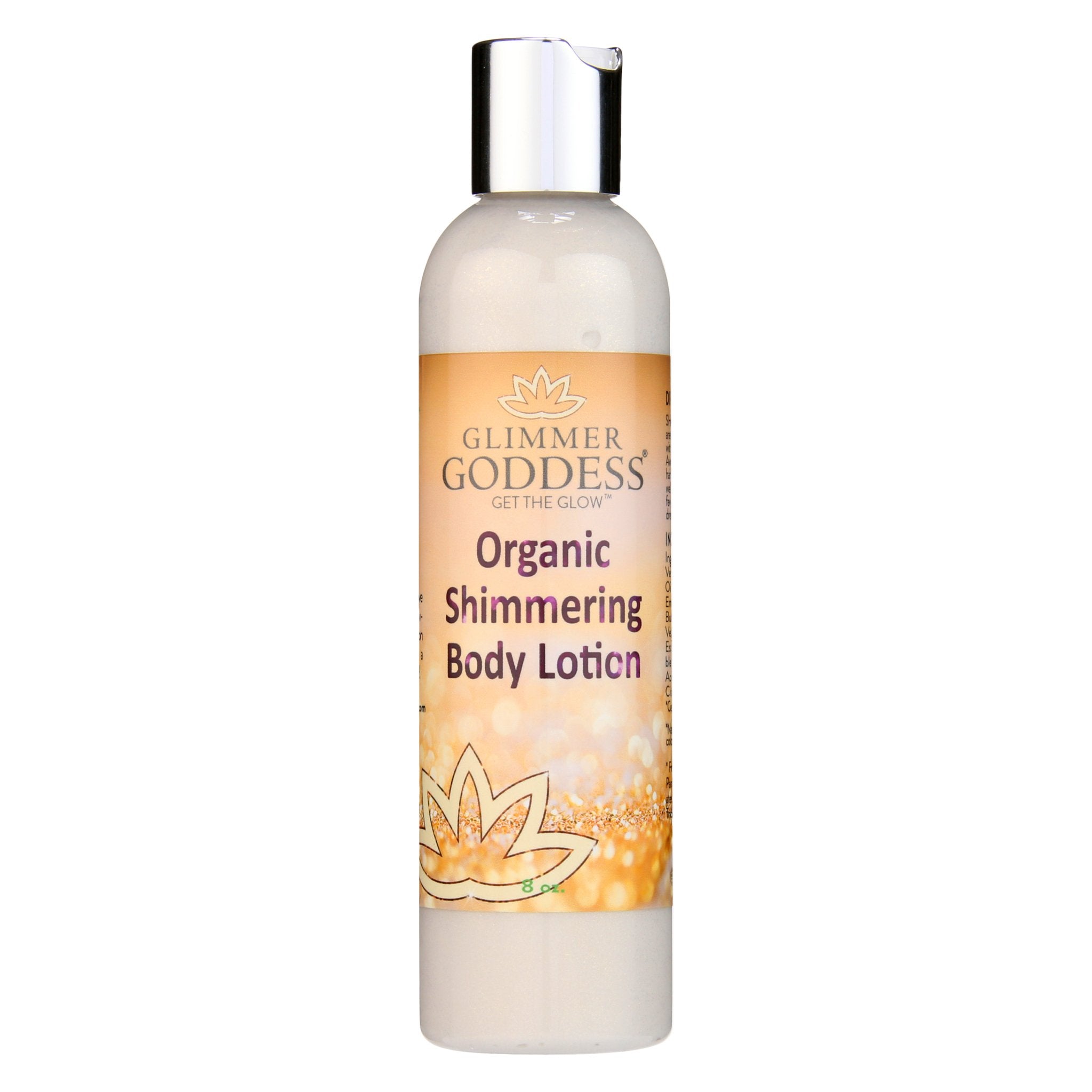 Organic Gold Shimmer Body Lotion - Glimmer Goddess® Organic Skin Care