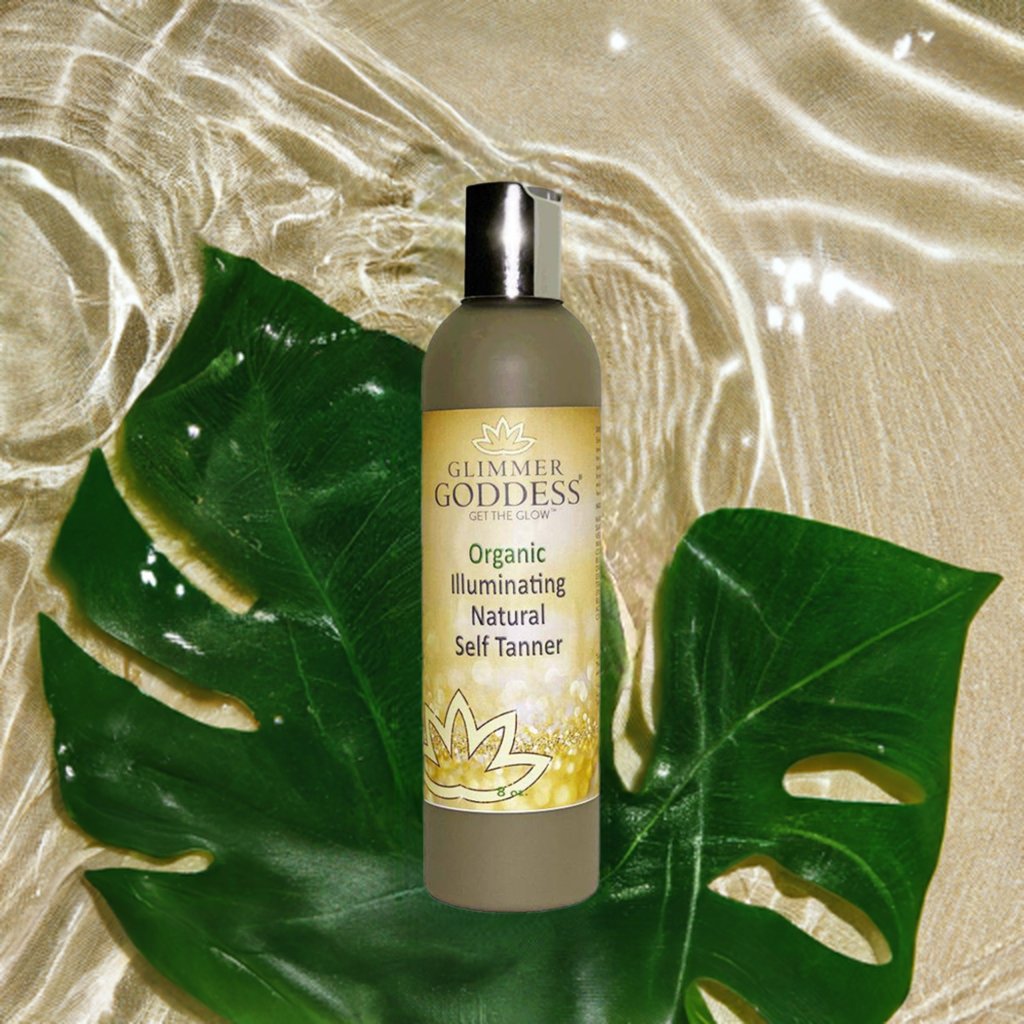 Organic Self Tanning Lotion - Glimmer Goddess® Organic Skin Care