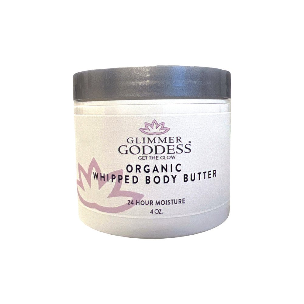 Organic Whipped Body Butter - 4 oz. - Glimmer Goddess® Organic Skin Care