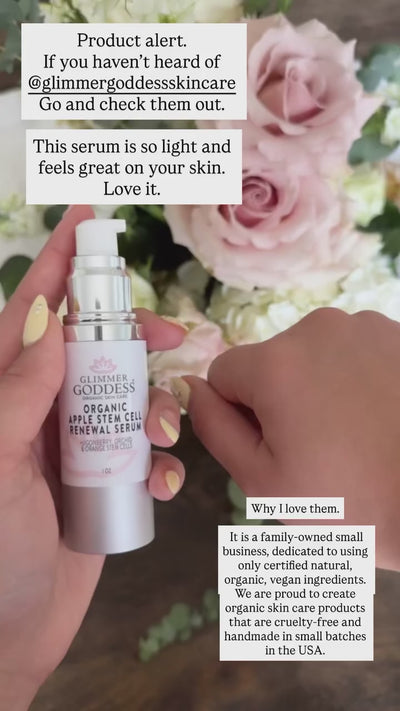 Glimmer Goddess Apple Stem Cell Serum + Moisturizer Duo