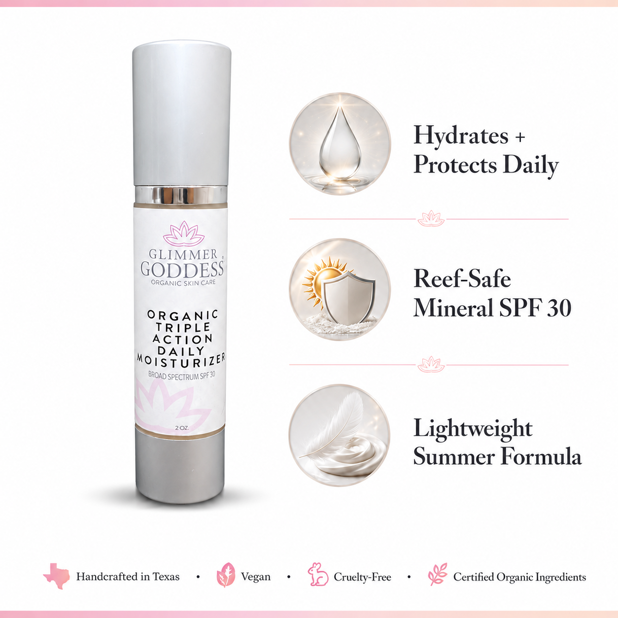 Triple Action Daily Moisturizer – Organic SPF 30