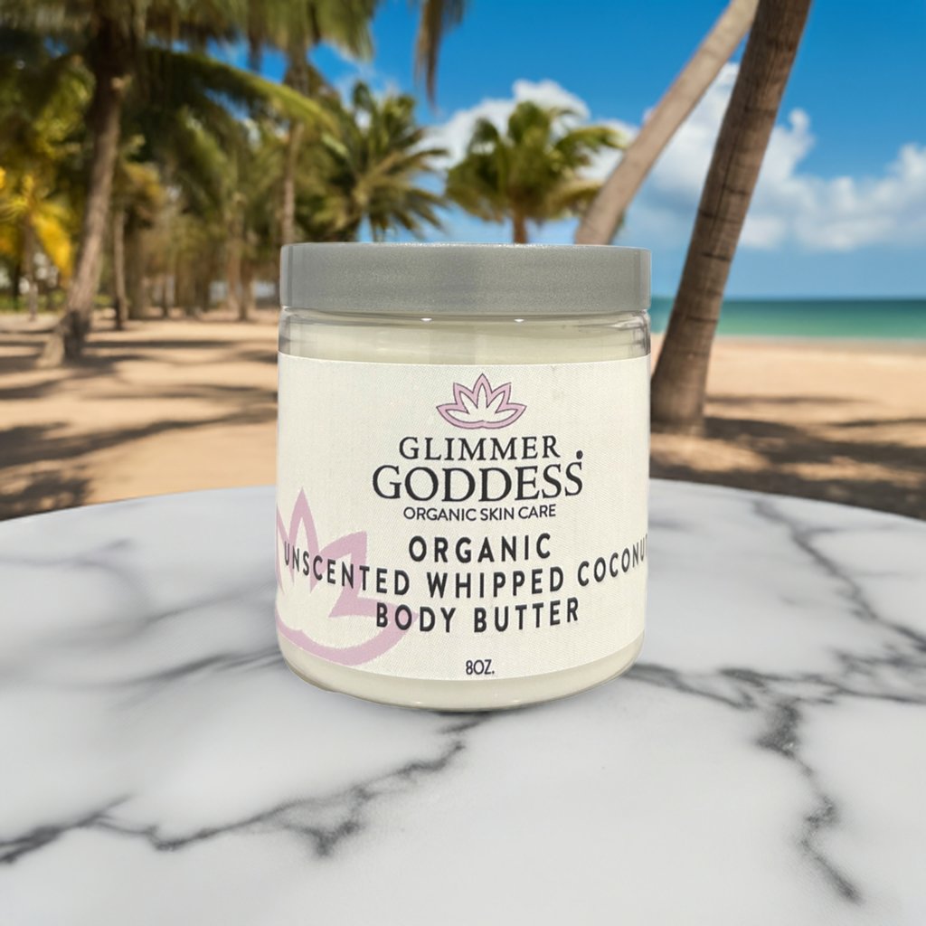 Ultimate Nourishing Organic Whipped Coconut Body Butter - Glimmer Goddess® Organic Skin Care