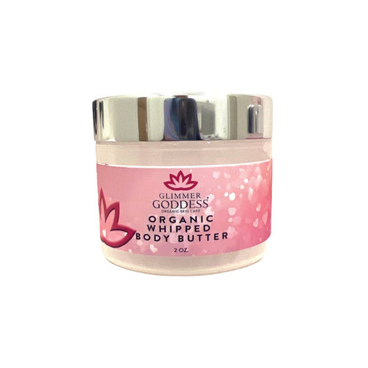 Valentine’s Day 2 oz Whipped Body Butter Petite Romance Travel Size 💝✨ - Glimmer Goddess® Organic Skin Care