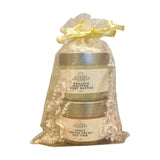 Organic Whipped Body Butter + Pink Salt Body Scrub Gift Set - Glimmer Goddess® Organic Skin Care