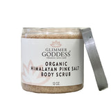 Himalayan Pink Salt Scrub - Organic Body Scrub - Glimmer Goddess® Organic Skin Care