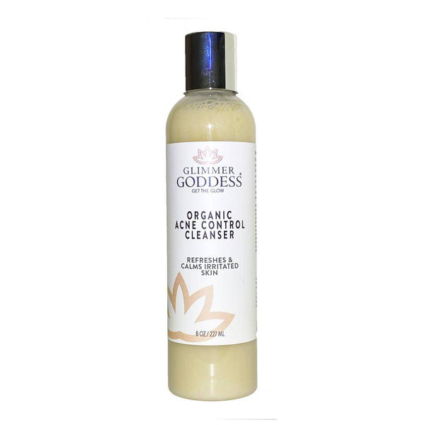 Organic Acne Cleanser with Hemp Seed Oil - Glimmer Goddess® Organic Skin Care