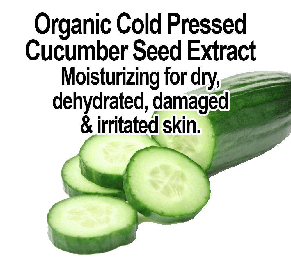 Organic Cucumber Makeup Remover - Remove Makeup with No Oily Residue - Glimmer Goddess® Organic Skin Care