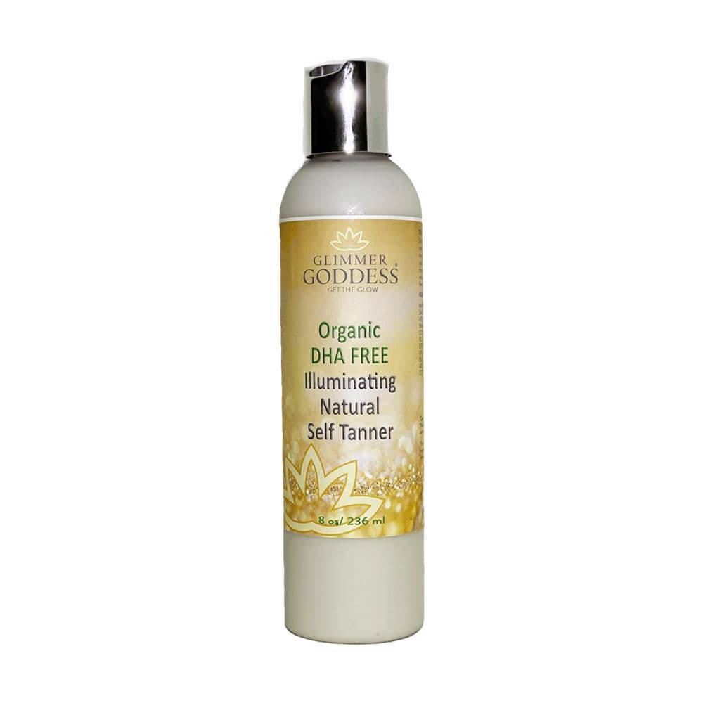 Organic DHA FREE Natural Self Tanner Glimmer Goddess Organic dha free natural self tanner glimmer goddess