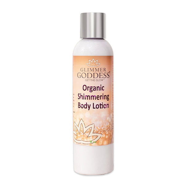 Organic Diamond Shimmer Body Lotion - Sparkle For All Skin Types - Glimmer Goddess® Organic Skin Care
