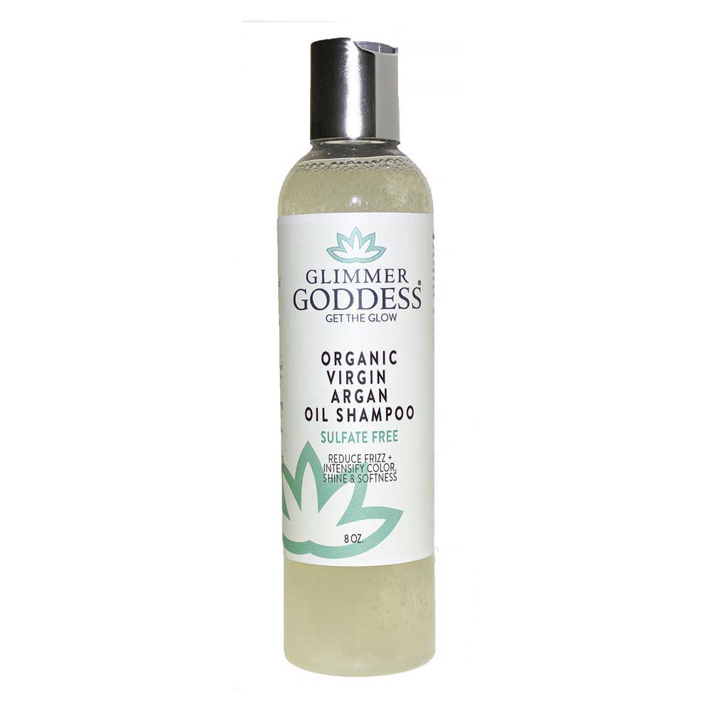 Organic Sulfate Free Shampoo with Morrocan Argan Oil - Glimmer Goddess® Organic Skin Care