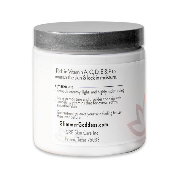 Organic Whipped Body Butter - 4 oz. - Glimmer Goddess® Organic Skin Care