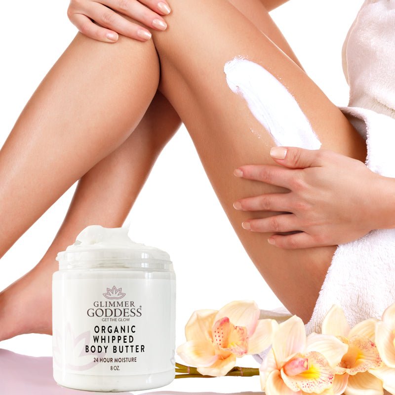 Organic Whipped Body Butter - Glimmer Goddess® Organic Skin Care